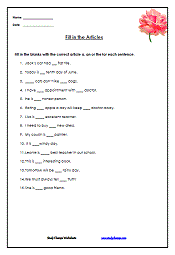 Article Worksheets